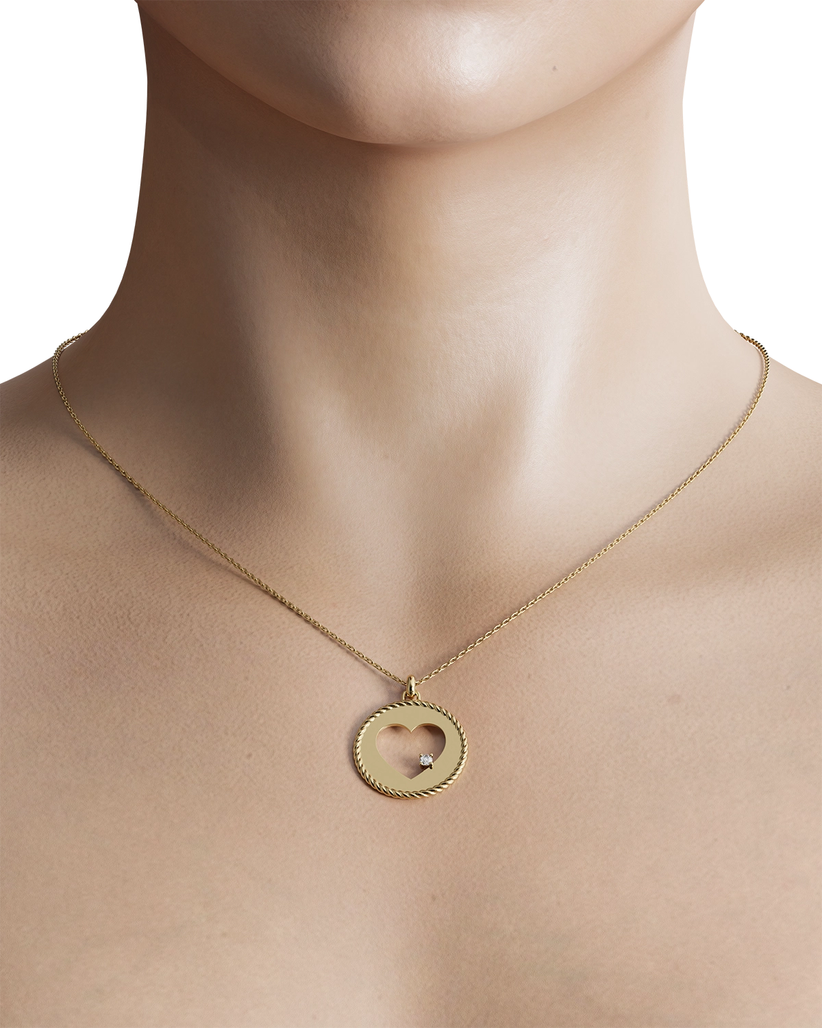 This dainty, delicate pendant is a symbol of love and affection, perfect for the wearer who treasures the smallest gestures. Its diminutive size makes it a charming addition to any necklace, adding a touch of whimsy and romance to everyday outfits.