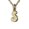 Celebrate your individuality with our stunning Initial Necklace, featuring the elegantly crafted letter "S." This timeless piece effortlessly blends sophistication and personal flair, making it a perfect accessory for any occasion. Made from high-quality materials, the pendant hangs delicately on a fine chain, ensuring both comfort and durability.