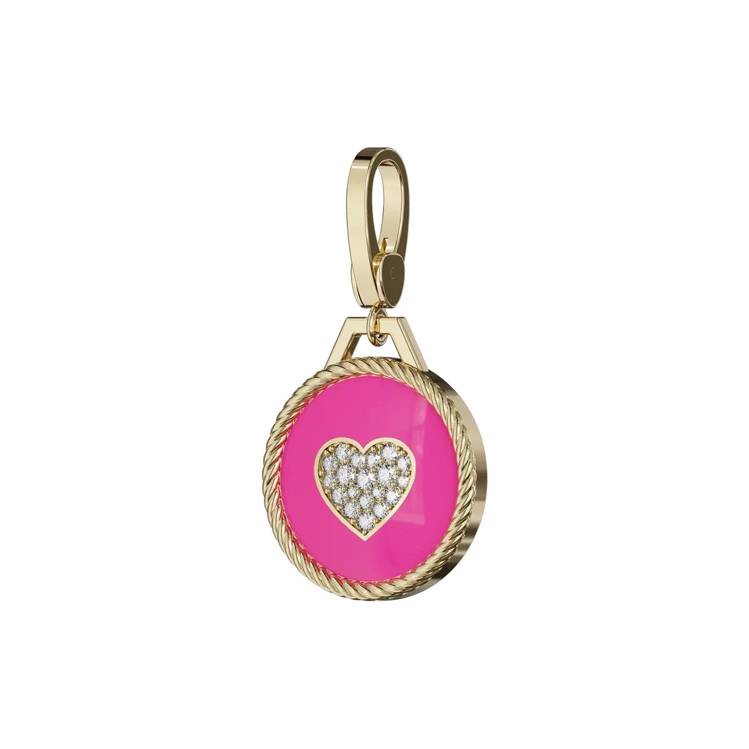 Indulge in a whimsical touch with these enchanting cotton candy-like charms, perfect for adding a sweet flair to your jewelry collection. Meticulously crafted from luxurious gold and adorned with vibrant enamel, each charm is embellished with sparkling diamonds that catch the light beautifully. Whether you choose to showcase them in necklaces, earrings, or bracelets, these charming accents are designed to elevate your style and bring a playful elegance to any outfit. Embrace the delightful blend of sophistication and fun with these exquisite pieces that are sure to make a statement!