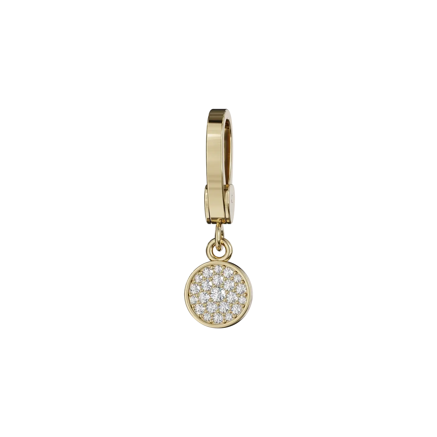 Elevate your jewelry collection with these exquisite round gold charms adorned with delicate tiny diamonds. Perfectly versatile, they can be seamlessly incorporated into necklaces, earrings, and bracelets, adding a touch of elegance to any ensemble. Inspired by the promise of a new day, these charms reflect the warmth and brilliance of the morning light, symbolizing hope and fresh beginnings. Whether worn alone or as part of a layered look, these charms are a radiant reminder to embrace each moment with optimism and grace.