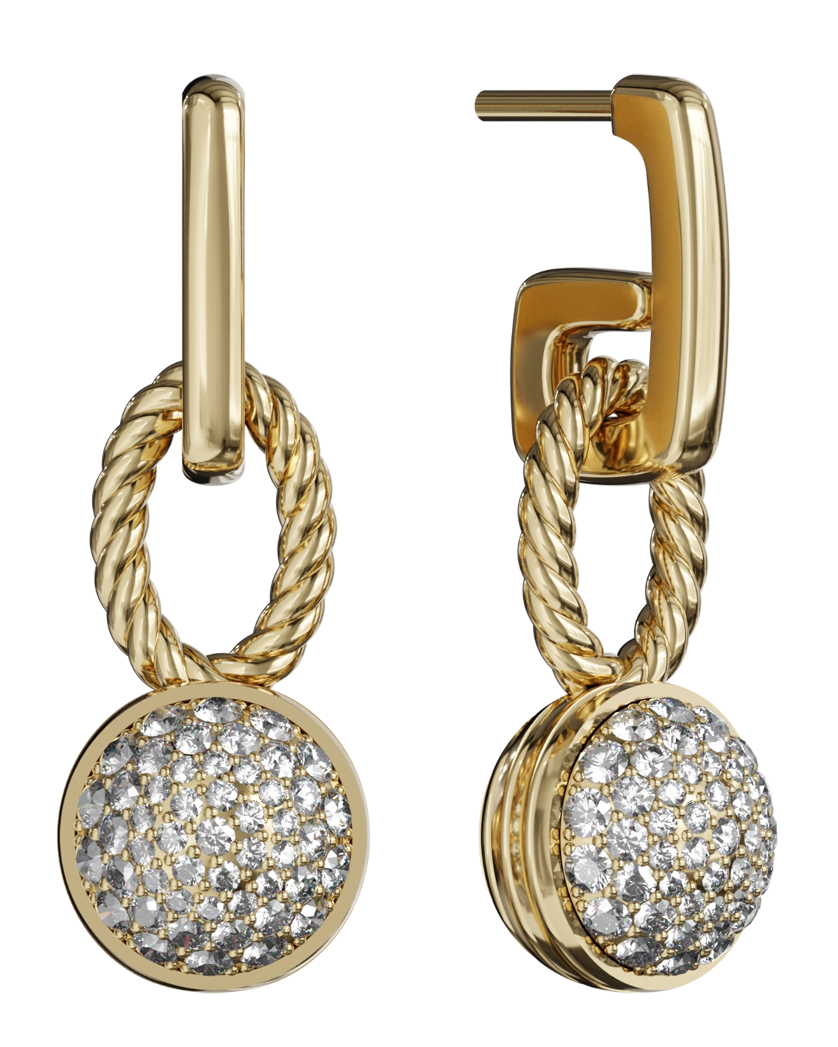 Peg-Top Earring