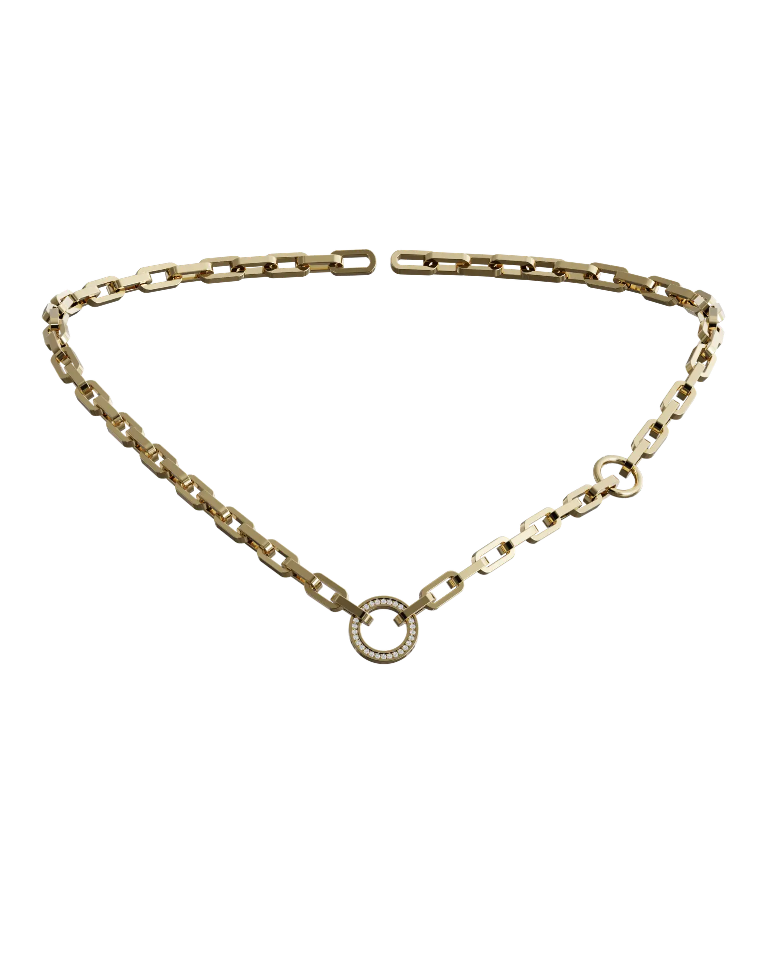 Luminous Circle Necklace