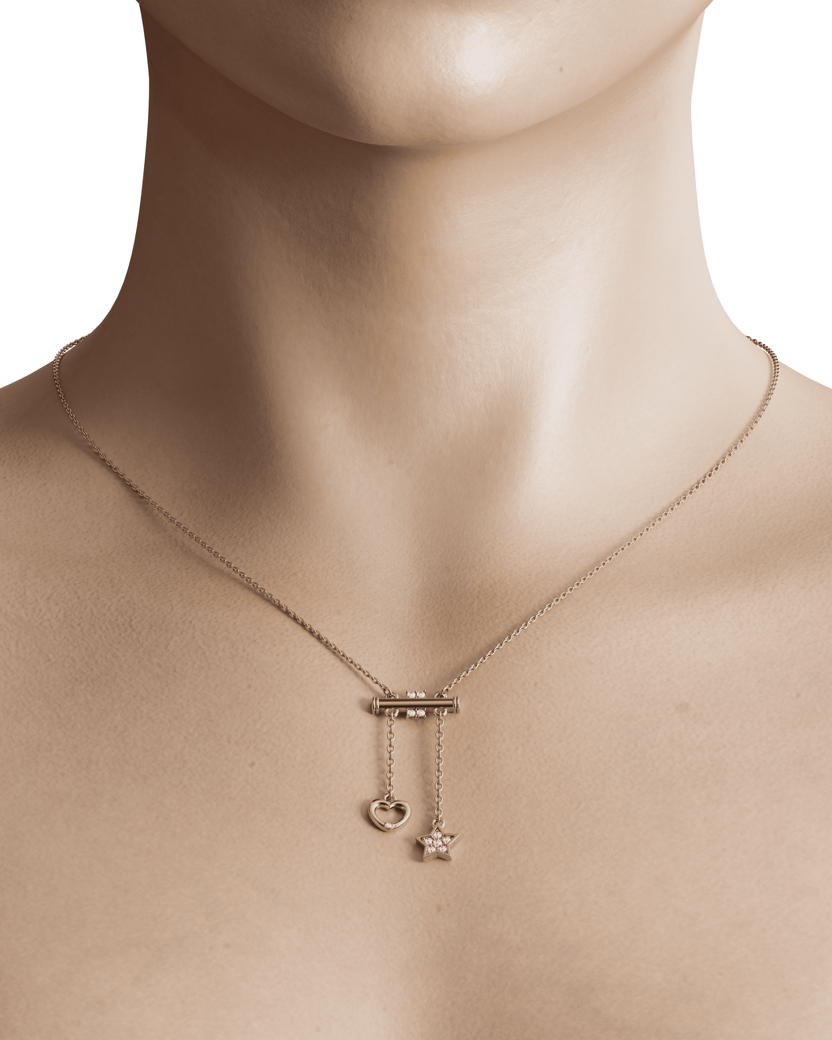 Elevate your accessory game with our stunning Gold Heart Star-Shaped Necklace, a perfect blend of elegance and whimsy. Crafted from high-quality, radiant gold, this enchanting piece features a unique heart design cleverly intertwined with a star silhouette, symbolizing love and aspiration.