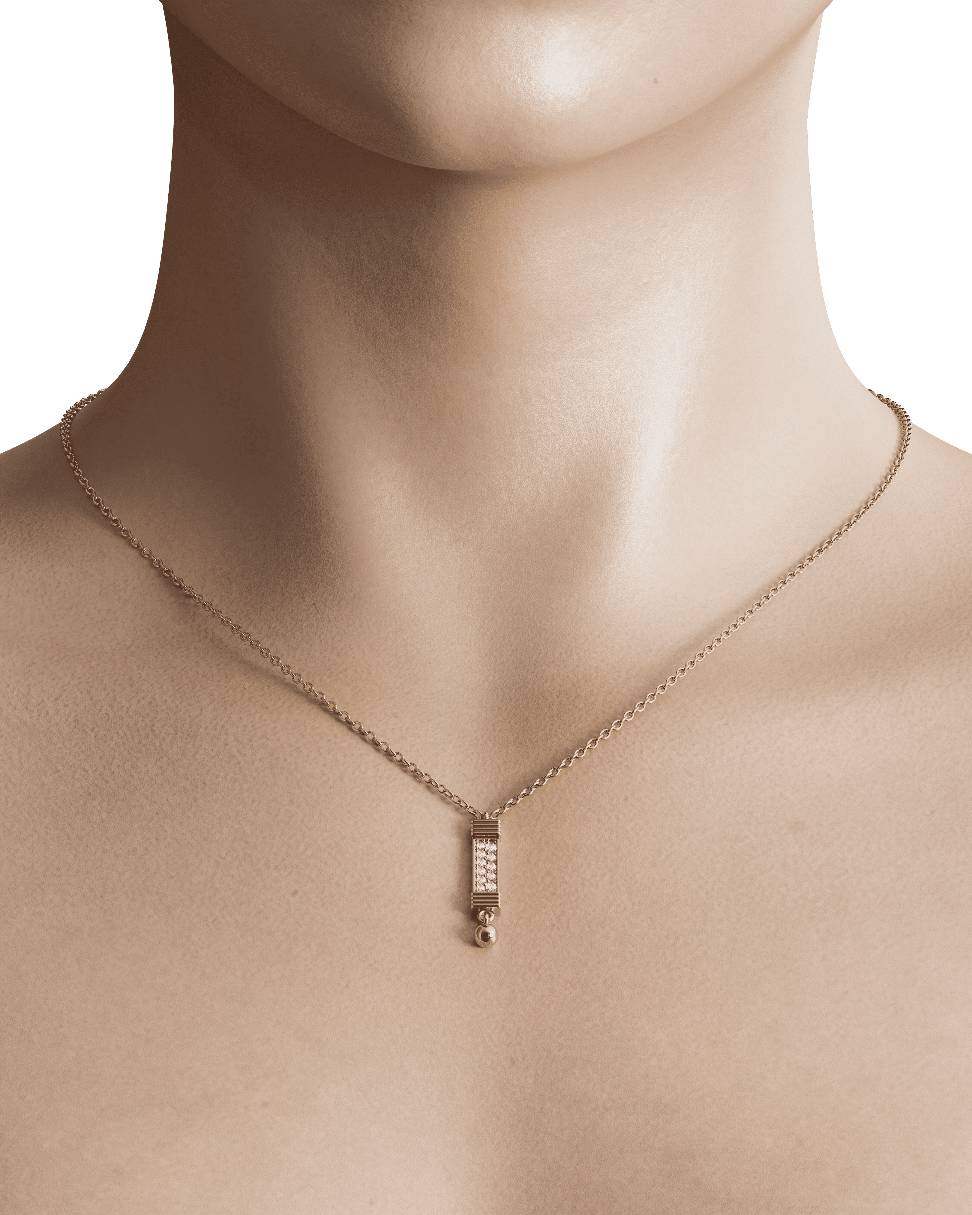 Elevate your jewelry collection with our exquisite Solid Gold Bar Necklace, elegantly adorned with shimmering diamond accents. Crafted from high-quality solid gold, this necklace combines sophistication and timeless beauty. The sleek bar design symbolizes strength and resilience, making it a perfect statement piece for any occasion.