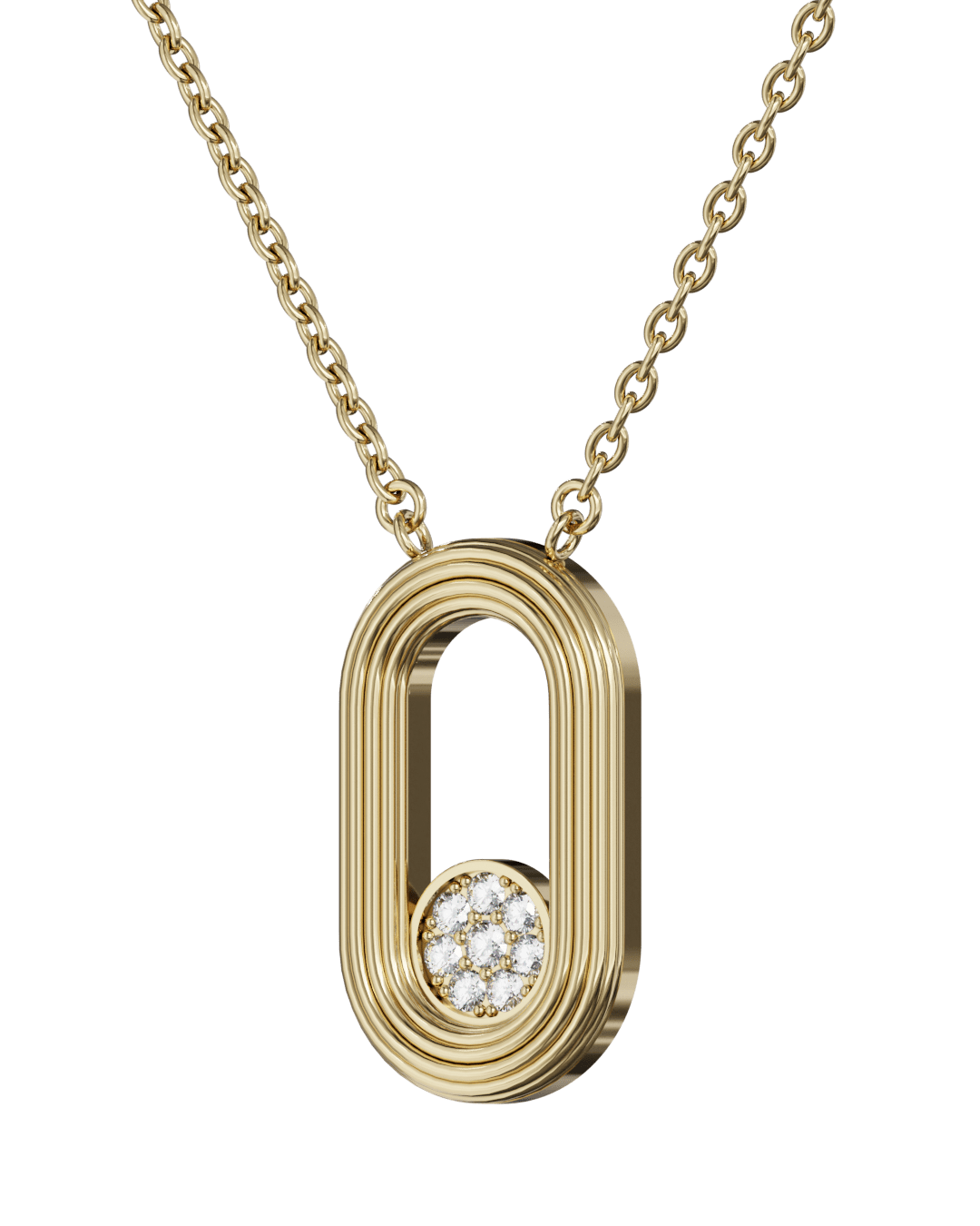 Half Glass Full Necklace