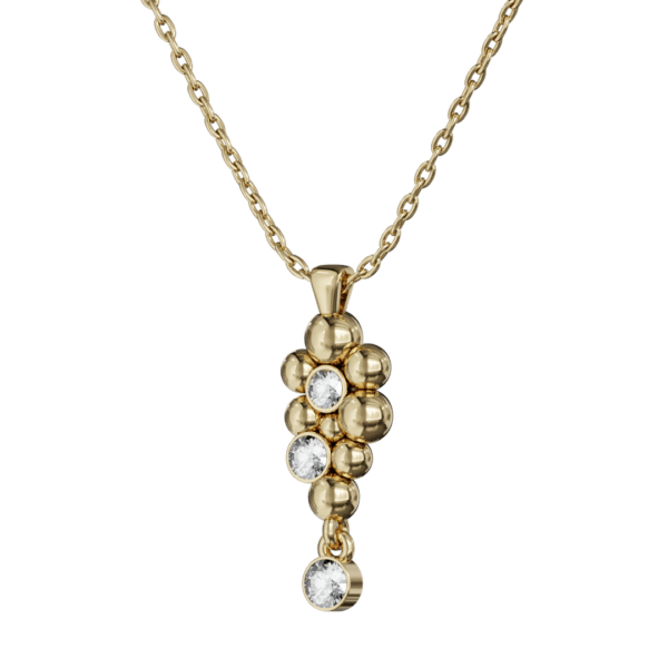 Diamond Grape Necklace