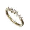 Embrace the beauty of nature with our Unique Bouquet Diamond Ring, a true masterpiece that captures the essence of a blooming garden. This exquisite piece features a stunning array of ethically sourced diamonds, intricately arranged to mimic the delicate petals of a bouquet. The central cluster radiates brilliance, with each diamond thoughtfully selected to create a harmonious blend of shapes and sizes, reminiscent of a floral arrangement in full bloom.
