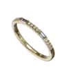 Adorned with intricately placed accents, the eye-catching patterns create a captivating play of light, ensuring this ring is as radiant as your love story. Available in both yellow and white gold options, it's versatile enough to fit any personal style while remaining a cherished keepsake.