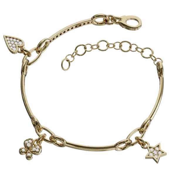 The delicate chain is designed for comfort and versatility, while the heart charm adds a heartfelt touch, symbolizing love and connection. Whether worn alone for a minimalist look or stacked with other bracelets for a bold statement, this gold bracelet is ideal for any occasion—be it casual daywear or a glamorous night out. Gift it to someone special or treat yourself to this timeless treasure that celebrates love and style!