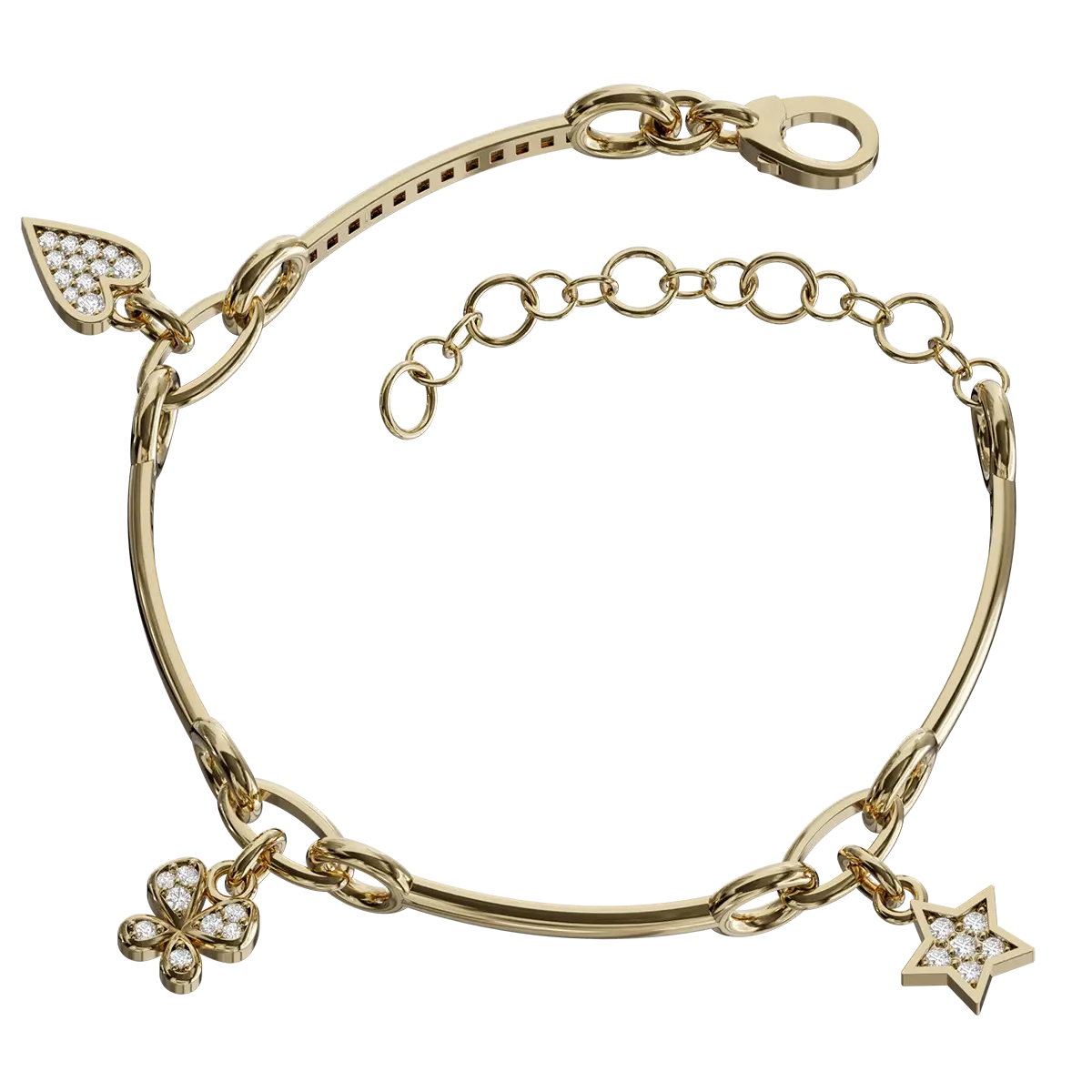 The delicate chain is designed for comfort and versatility, while the heart charm adds a heartfelt touch, symbolizing love and connection. Whether worn alone for a minimalist look or stacked with other bracelets for a bold statement, this gold bracelet is ideal for any occasion—be it casual daywear or a glamorous night out. Gift it to someone special or treat yourself to this timeless treasure that celebrates love and style!