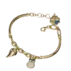 Each charm tells a unique story and brings a touch of nature and magic to your wrist. The clover, a symbol of good luck and prosperity, adds a cheerful atmosphere, while the wise owl represents wisdom and insight, perfectly completing your life journey. Exquisitely designed wings represent freedom and the pursuit of your dreams, reminding you to always overcome challenges.