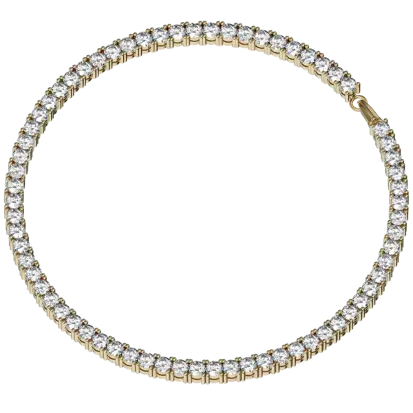 The bracelet is designed with a discreet yet secure clasp, providing both comfort and confidence as you wear it from day to night. Fashioned from high-quality materials, including premium metals, this iconic accessory is both durable and hypoallergenic, making it perfect for daily wear or special occasions.