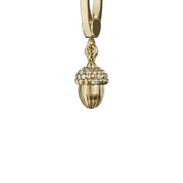 Stony Acorn Charm