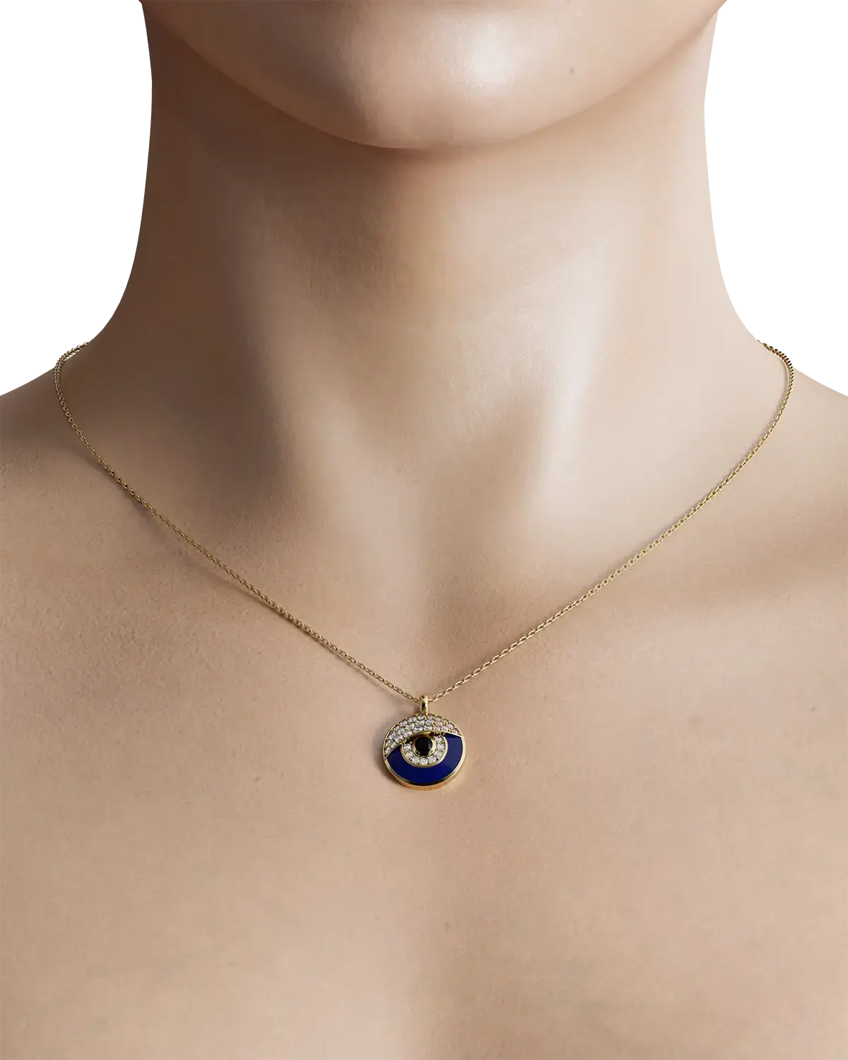 This stunning gold good luck necklace is the perfect accessory to bring good fortune and positivity into your life.