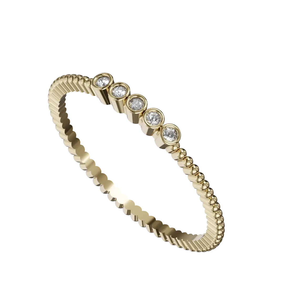 Each diamond symbolizes a significant moment or milestone, making this ring an ideal choice for anniversaries, engagements, or simply to celebrate your love. The classic design ensures it remains a cherished piece for generations, while the artisanal craftsmanship highlights the attention to detail and quality that you deserve.