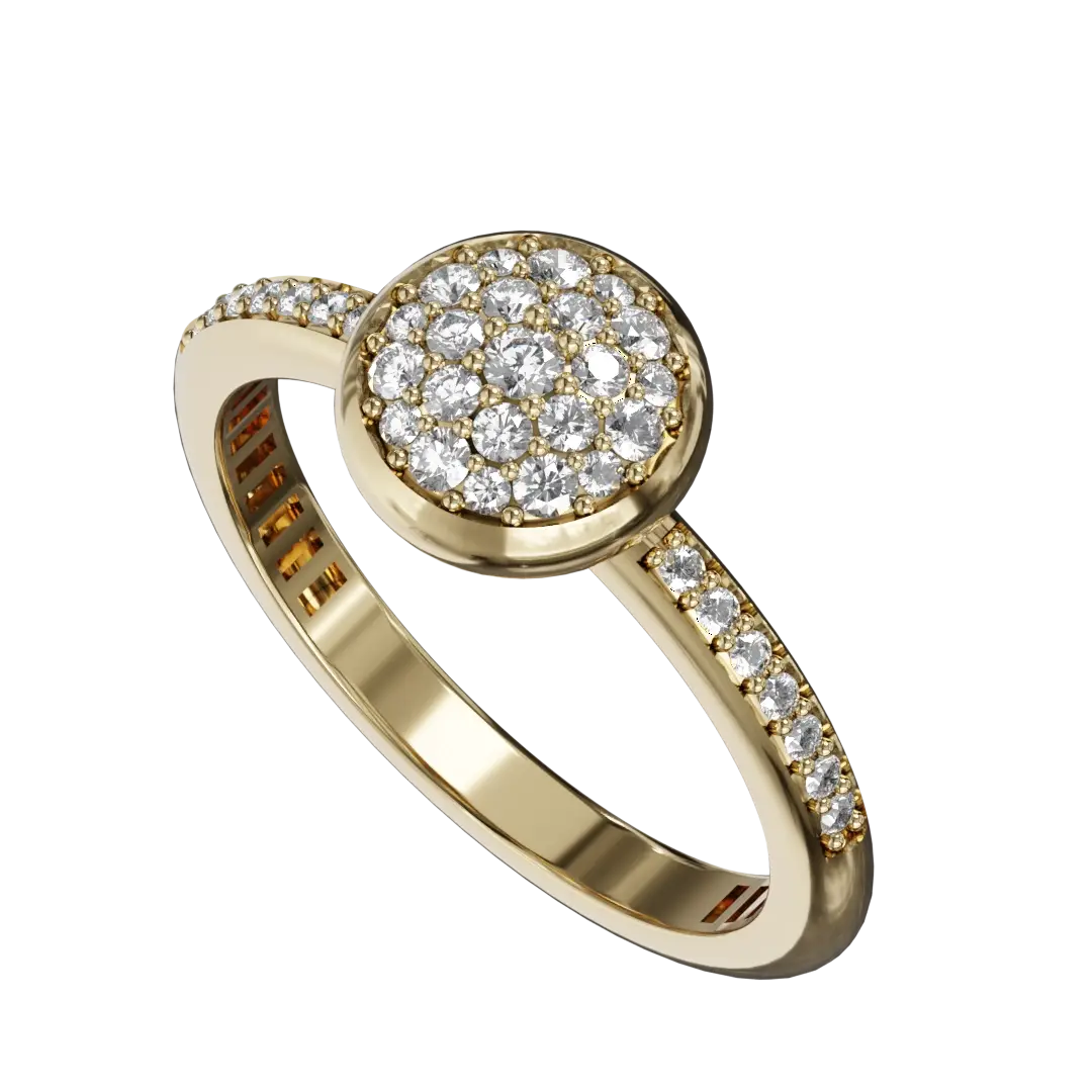 Celebrate your eternal love with our Trendy Gold Circlet Anniversary Ring, a stunning statement piece that beautifully symbolizes the eternal bond you share. The ring has a fascinating circular design that represents unity and eternity. The stylish, polished finish adds a modern touch, making it perfect for both everyday use and special occasions.