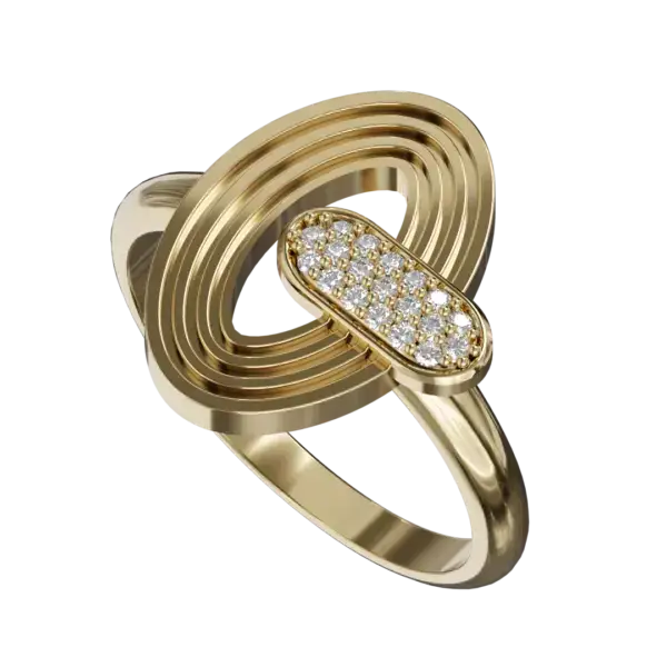This high-quality, durable ring fits perfectly with any personal style in a variety of finishes including shiny white gold, warm yellow gold and sumptuous rose gold. The comfortable, smooth band provides a perfect fit all day long, while its distinctive oval silhouette adds a touch of individuality that sets it apart from traditional designs.
