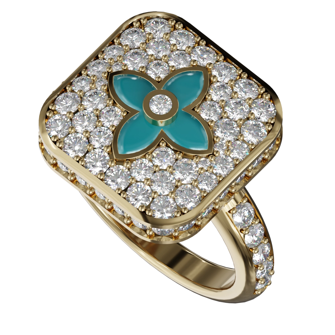 Introducing our exquisite Stylish Square Diamond Ring, where contemporary elegance meets timeless luxury. This stunning ring features a unique square silhouette, showcasing a brilliant-cut diamond at its center that captures and reflects light from every angle. The diamond is meticulously set in a sleek, polished band, crafted from high-quality metal available in white gold, yellow gold, or rose gold, allowing you to choose the perfect match for your personal style.