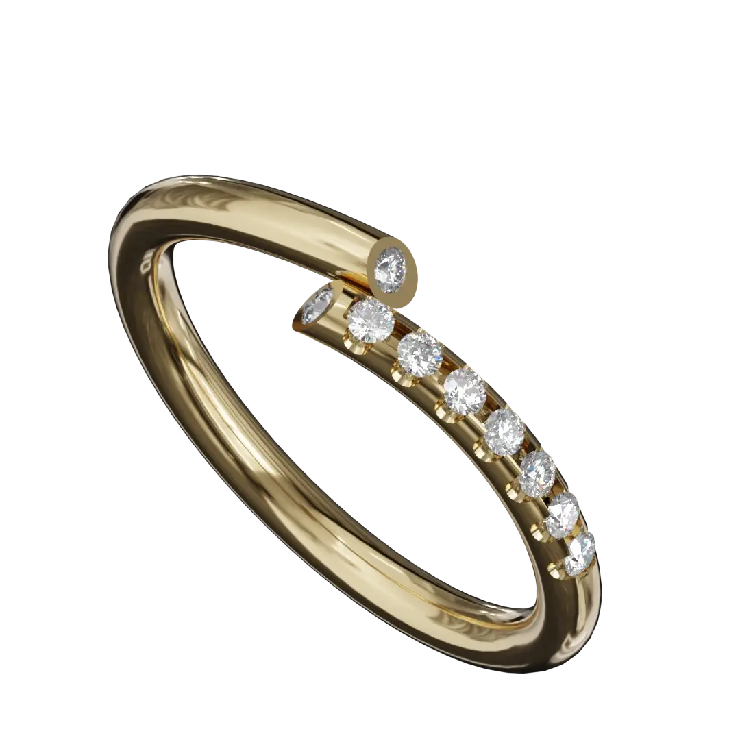 Whether you’re saying "I do" or renewing your vows, this Special Gold Wedding Band is a beautiful representation of your enduring love and commitment. Available in various widths and gold hues, it effortlessly complements any style, allowing you to wear it with pride for a lifetime. Celebrate your journey together with a ring that symbolizes not only your love but also the promise of forever.