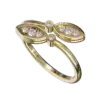 Meet our Trendy Two Leaf Motif Ring, a striking piece that embodies elegance and the beauty of nature. This ring features a delicate yet striking design featuring two beautifully crafted leaves intertwined, symbolizing harmony and growth.  Embrace your unique style and let the Two Leaf Motif Ring be a reflection of your love for nature and fashion.