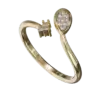 The snake's body is embellished with carefully set diamonds that catch the light with every movement, creating a mesmerizing sparkle that enhances its allure. Each diamond is hand-selected for its brilliance and clarity, adding a touch of luxury to the ring's enchanting form.