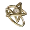 Illuminate your style with our Dainty Diamond Star Shape Ring, a stunning piece that perfectly blends elegance and whimsy. Crafted with meticulous attention to detail, this enchanting ring features a delicate star design, adorned with sparkling diamonds that catch the light from every angle. The shimmery accents create a celestial charm, making it an ideal accessory for any occasion—whether you're dressing up for a night out or adding a touch of magic to your everyday ensemble.