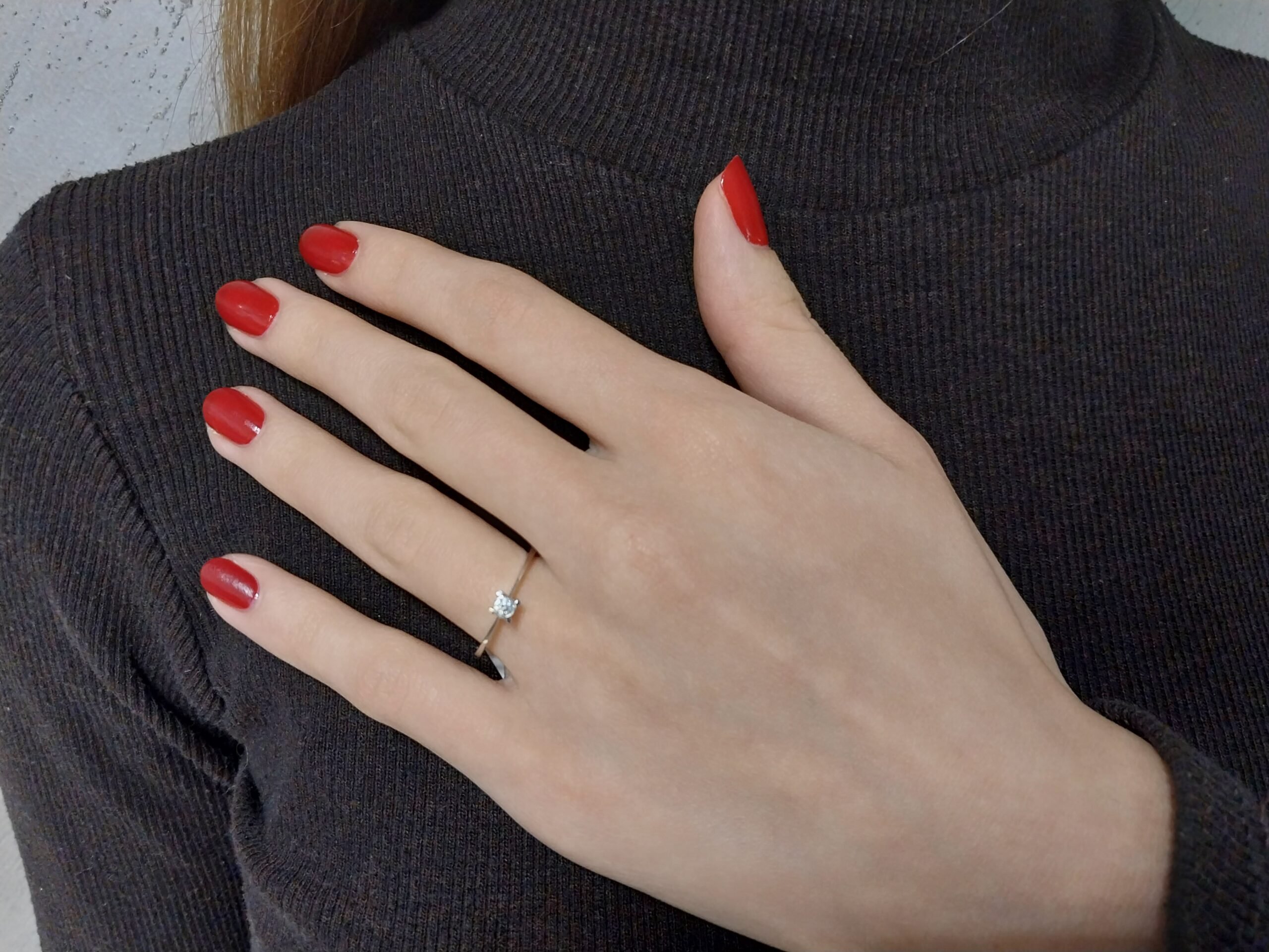 0.11 ctw Sparkle Wedding Ring - Image 4