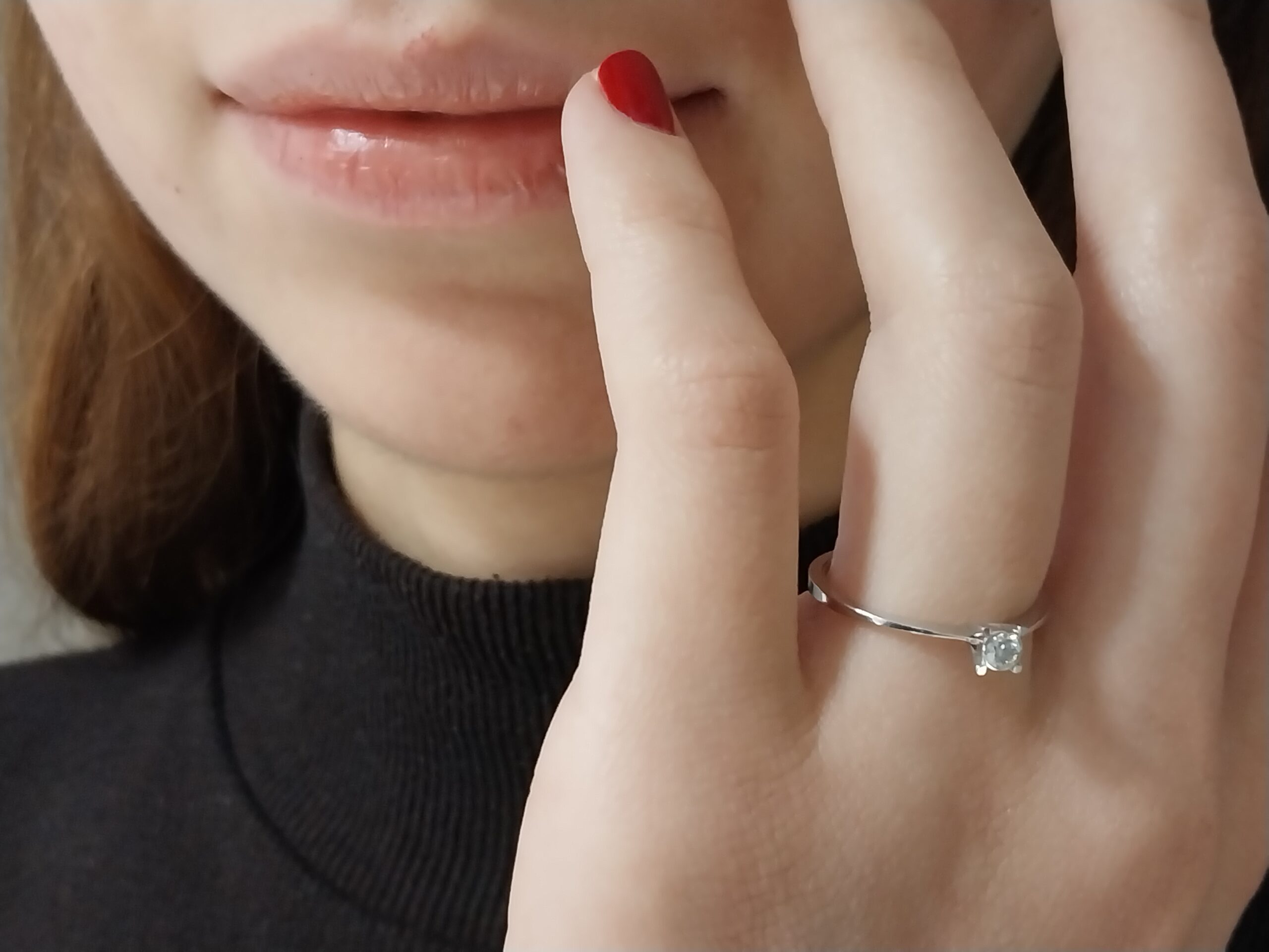 0.11 ctw Sparkle Wedding Ring - Image 2