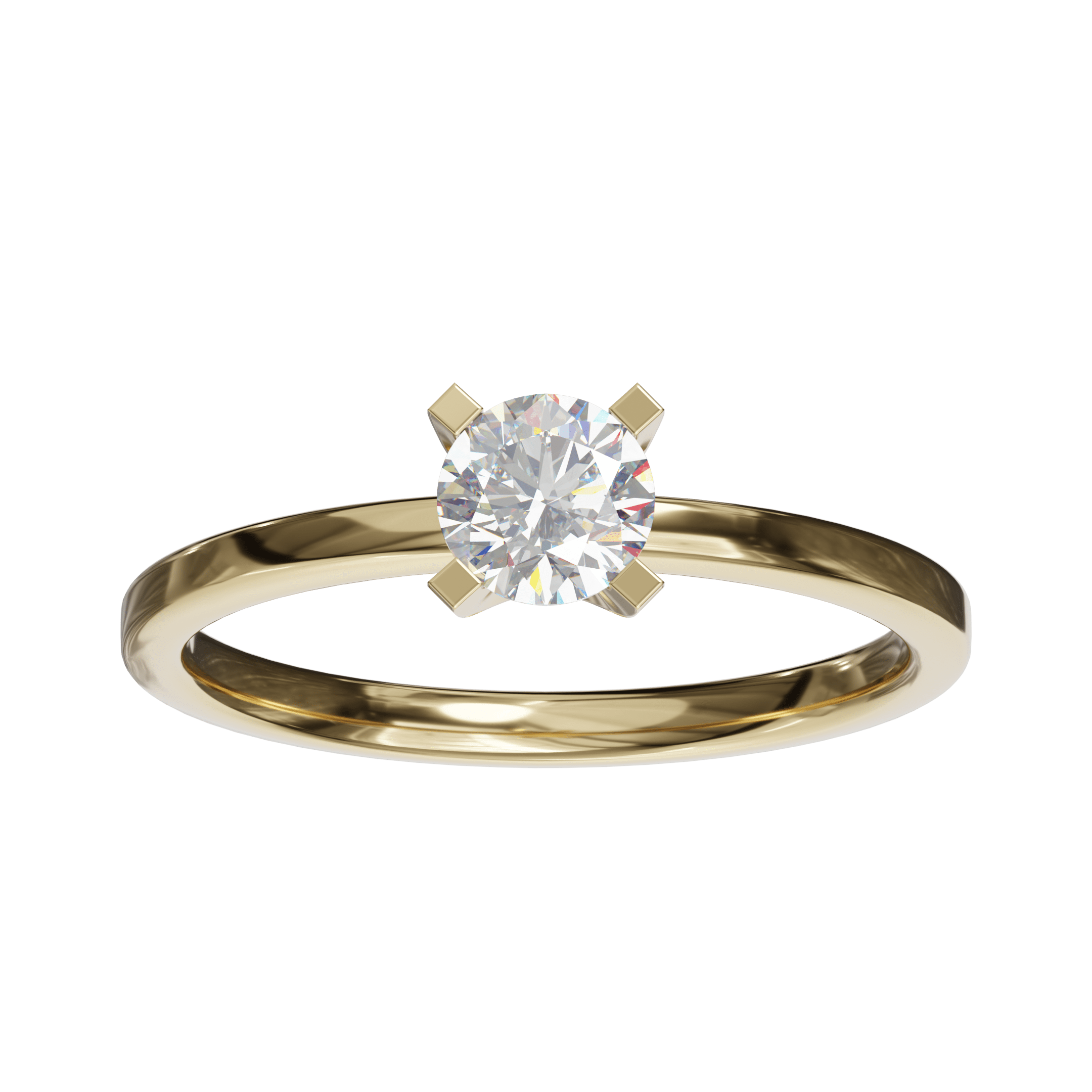 0.50 ctw Diamond Solitaire Promise Ring - Image 6