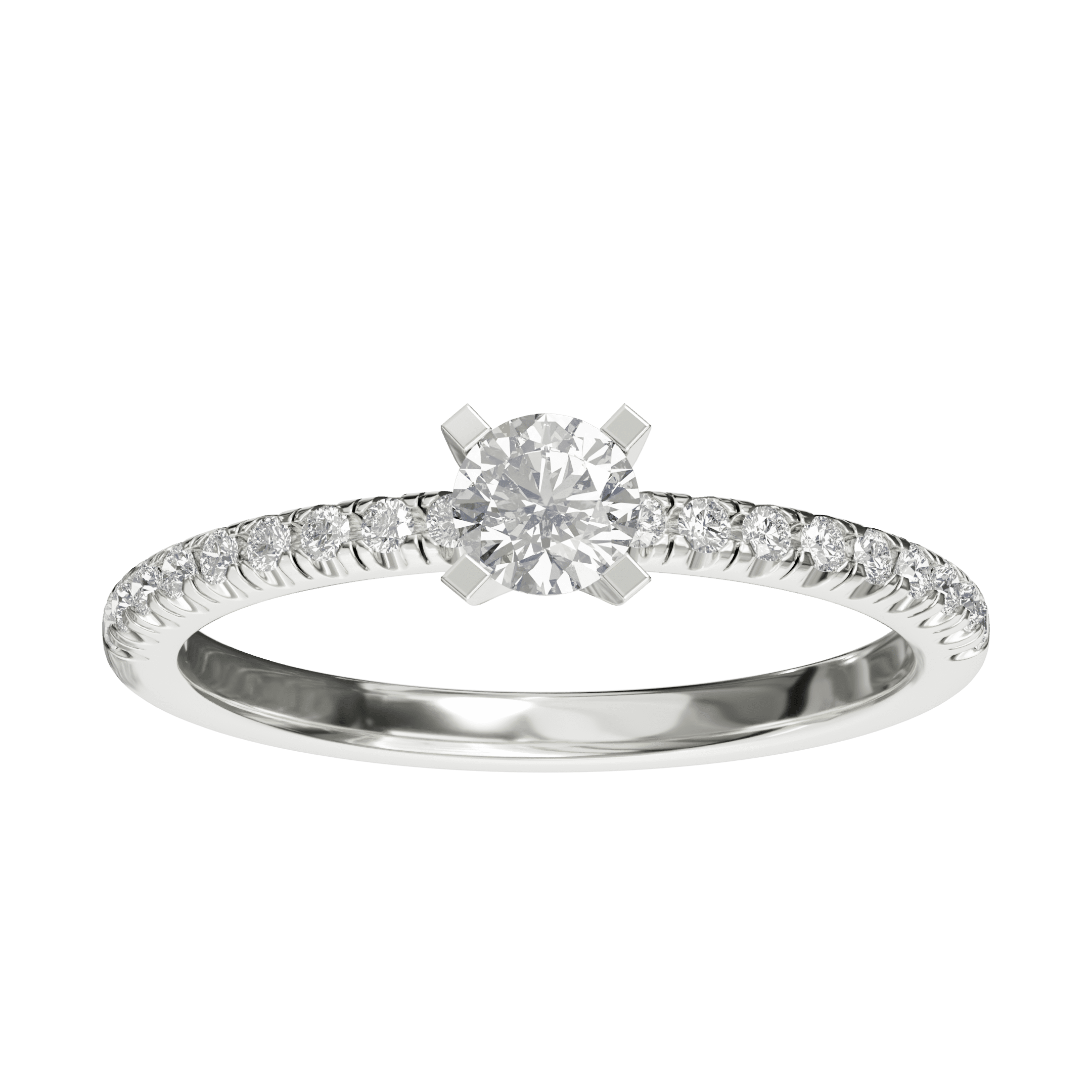0.48 ctw Diamond Sparkle Line Ring - Image 3