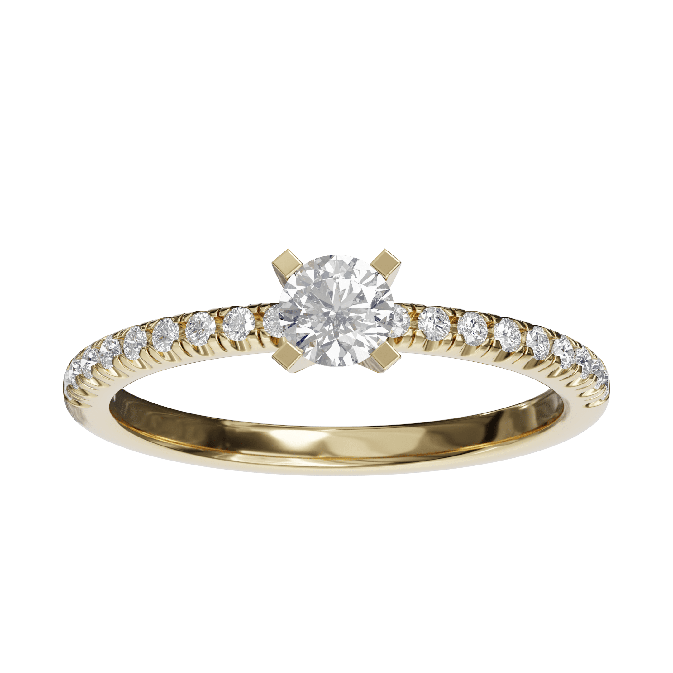 0.48 ctw Diamond Sparkle Line Ring - Image 8