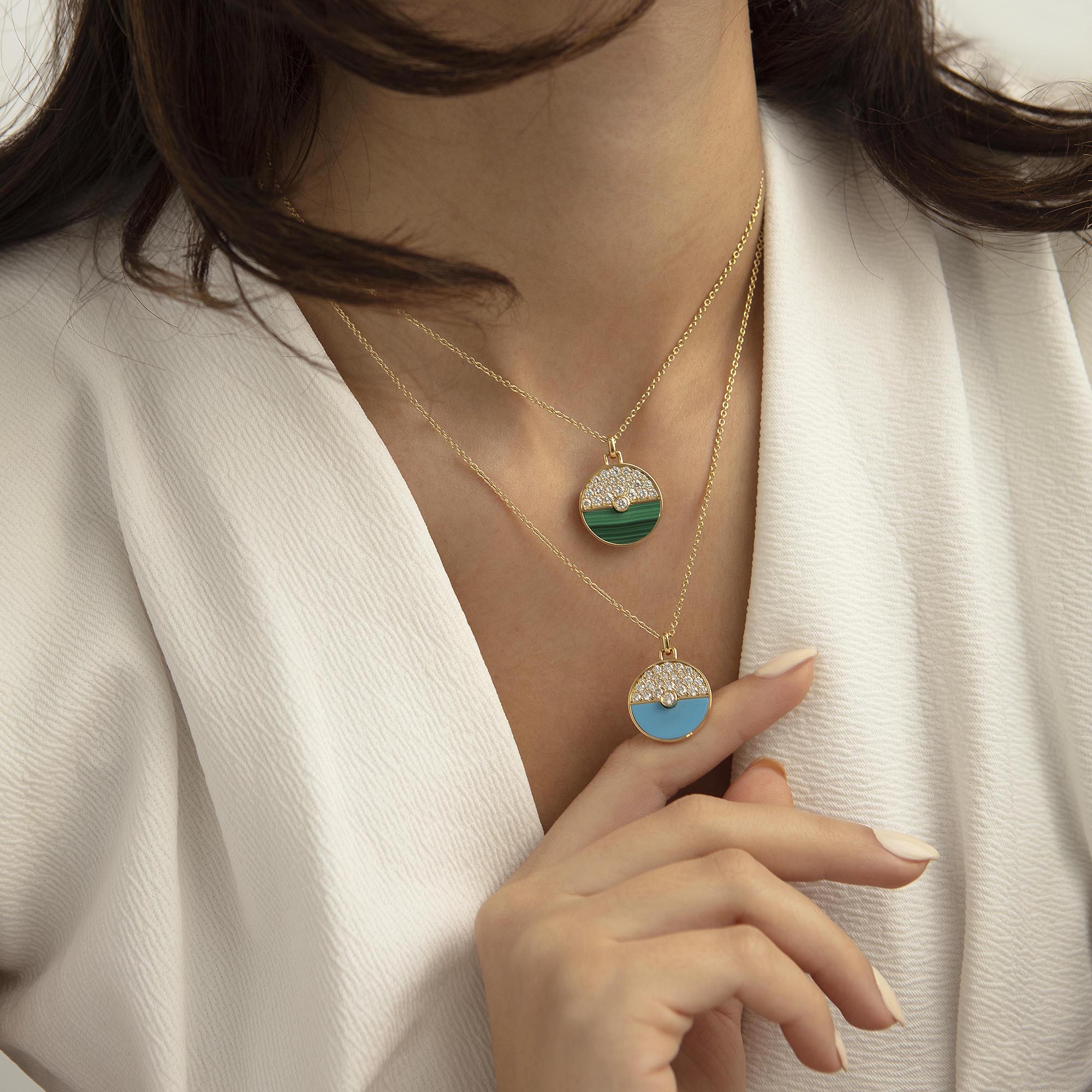 Twin Souls Turquoise Necklace
