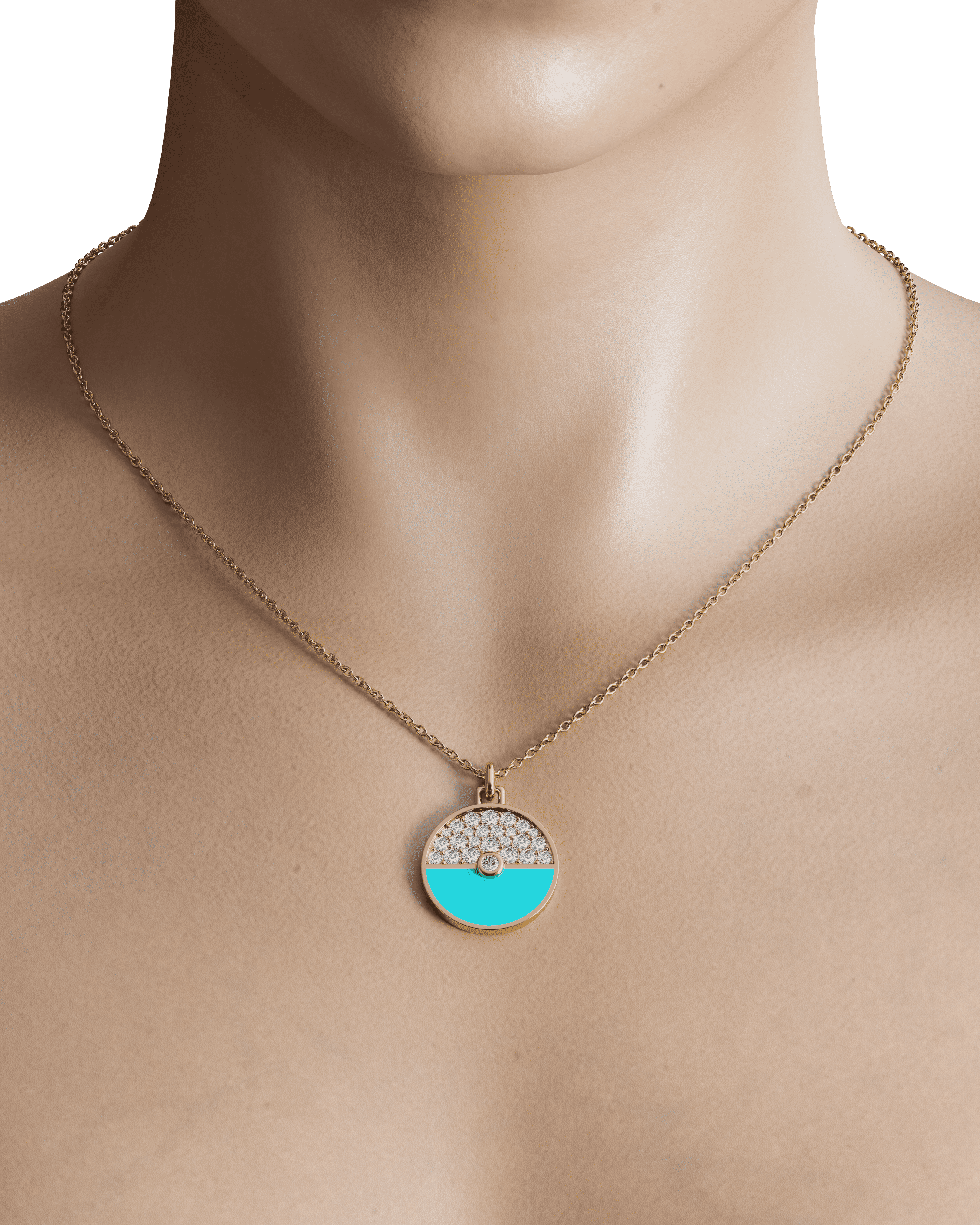 Twin Souls Turquoise Necklace - Image 3