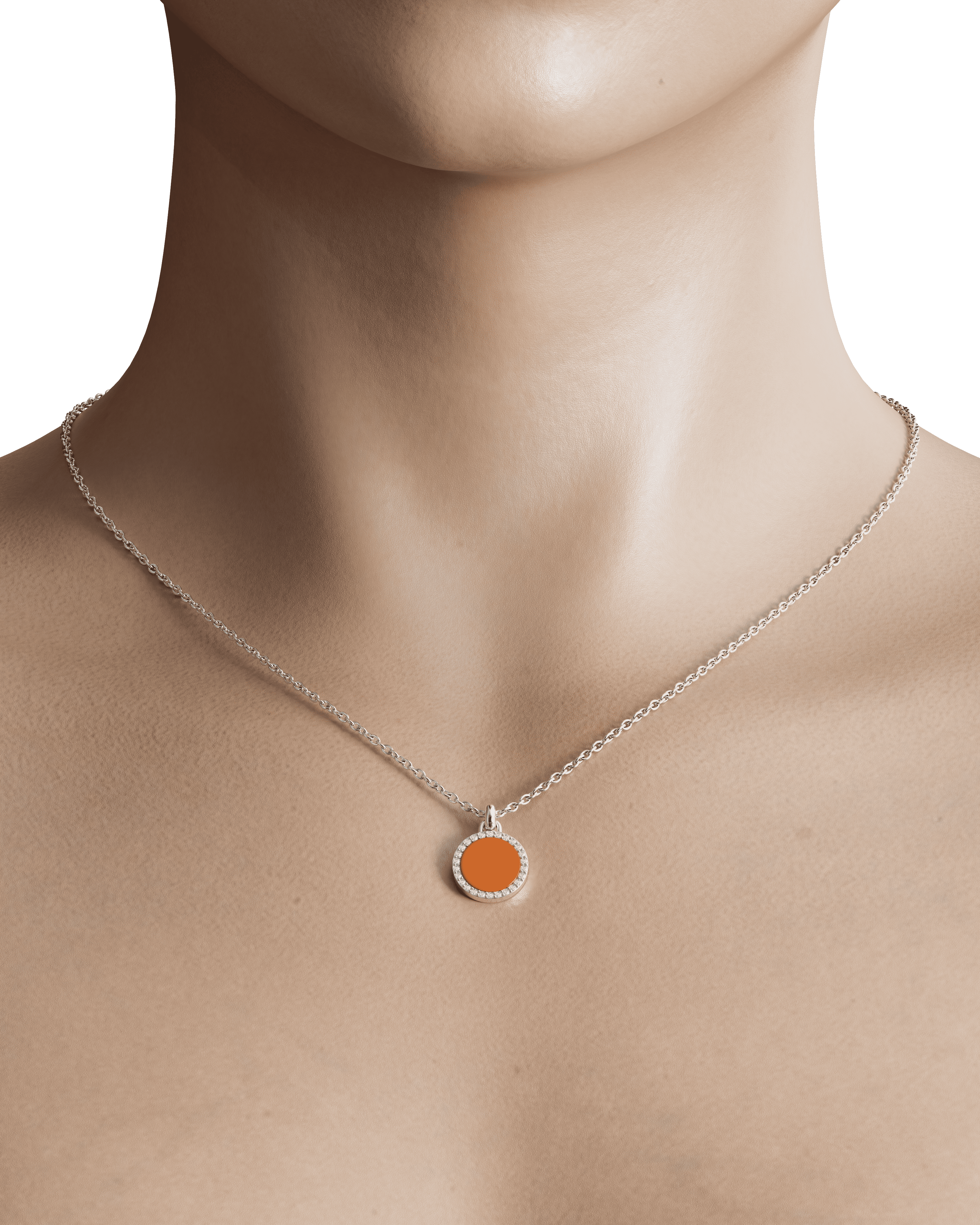 Full Moon Coral Necklace - Image 3