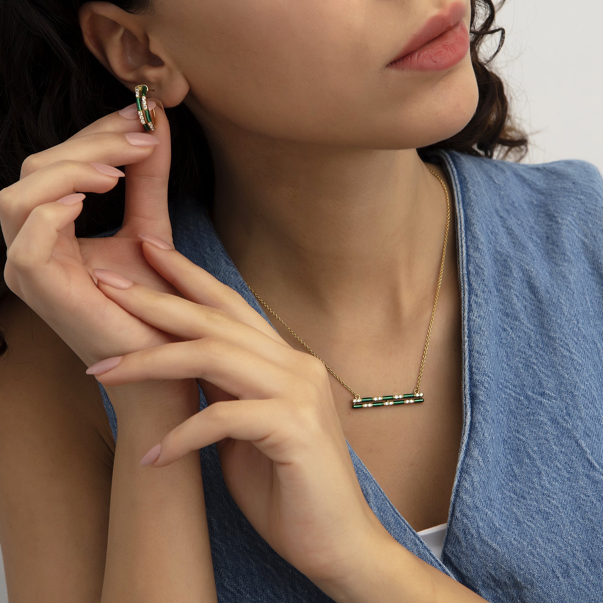 Enamel Spark Earring - Image 3