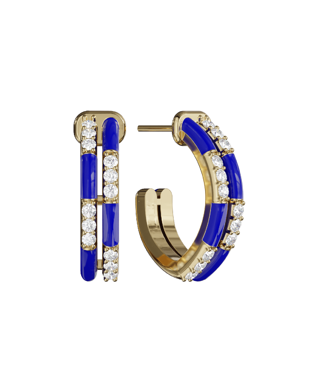 Enamel Spark Earring