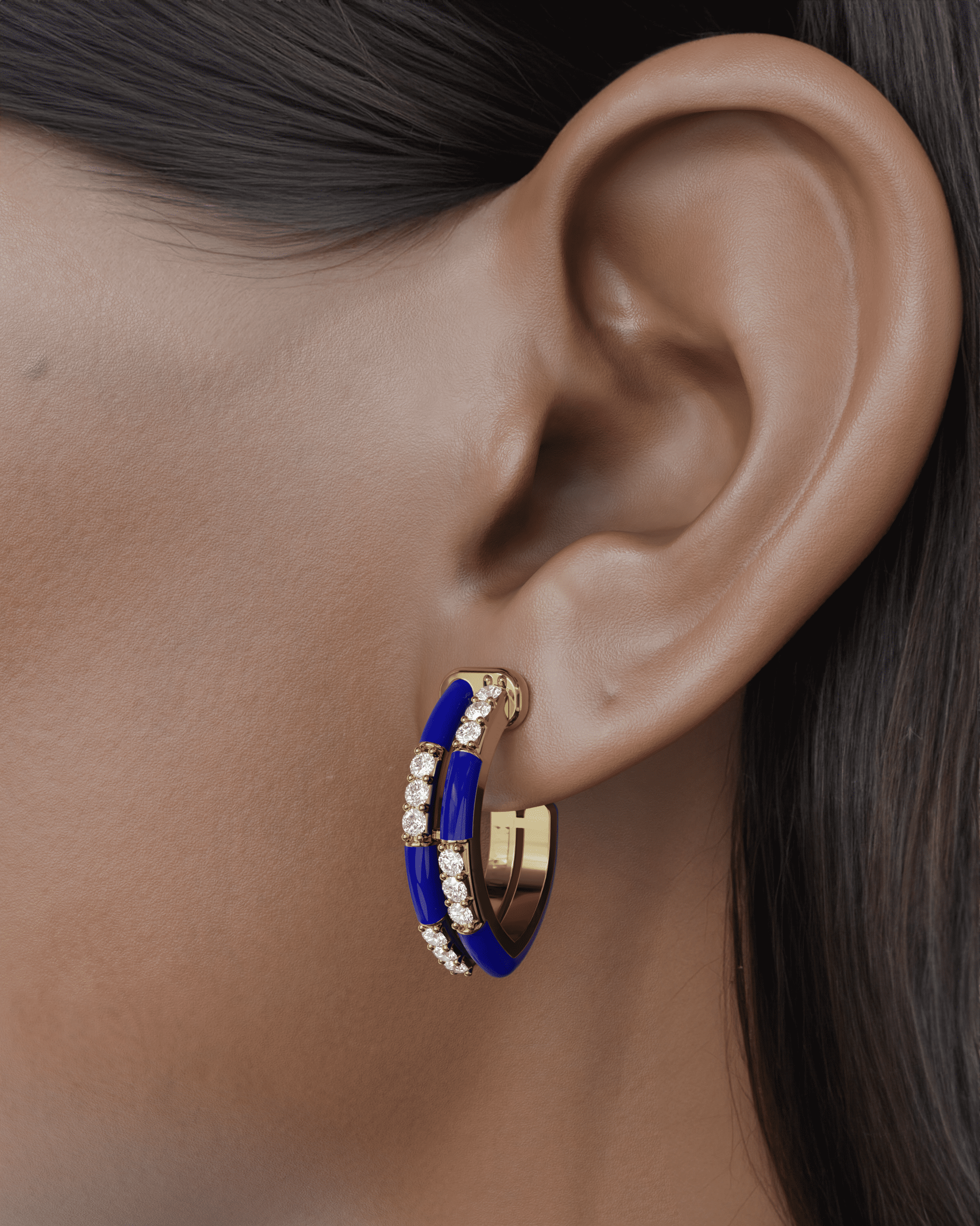 Enamel Spark Earring - Image 4