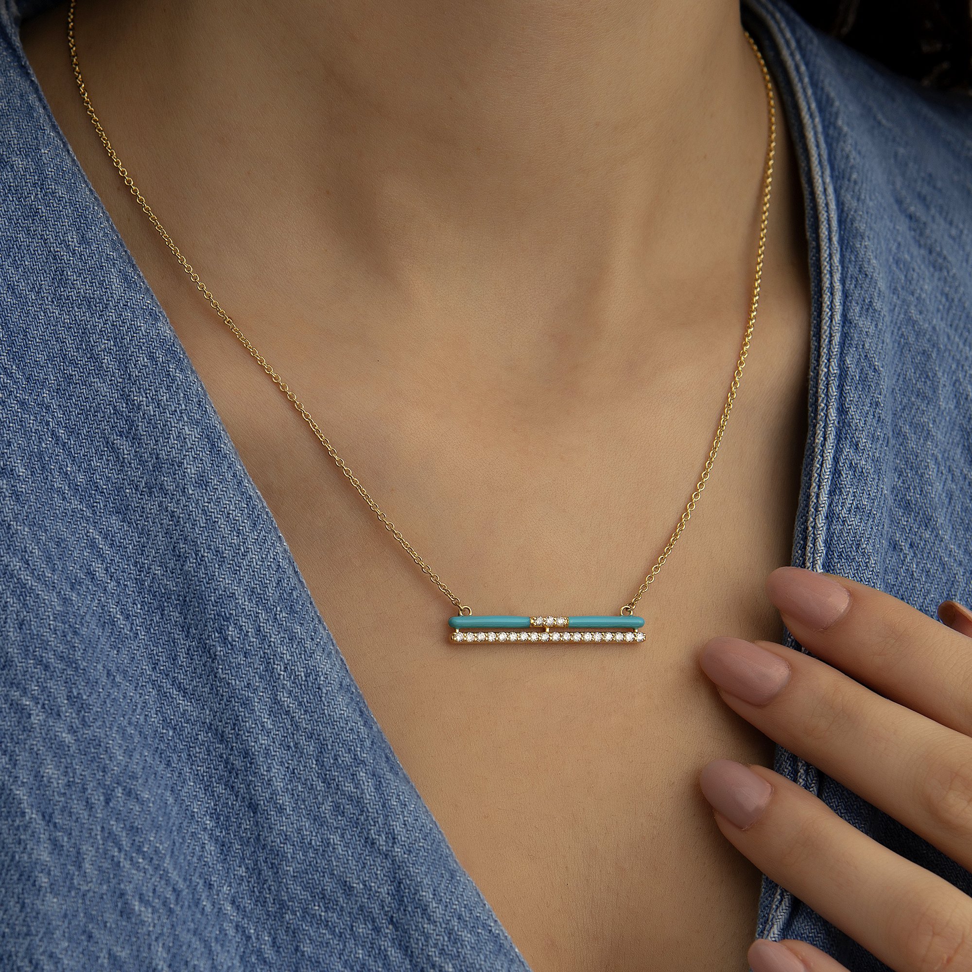 Bright Line Necklace