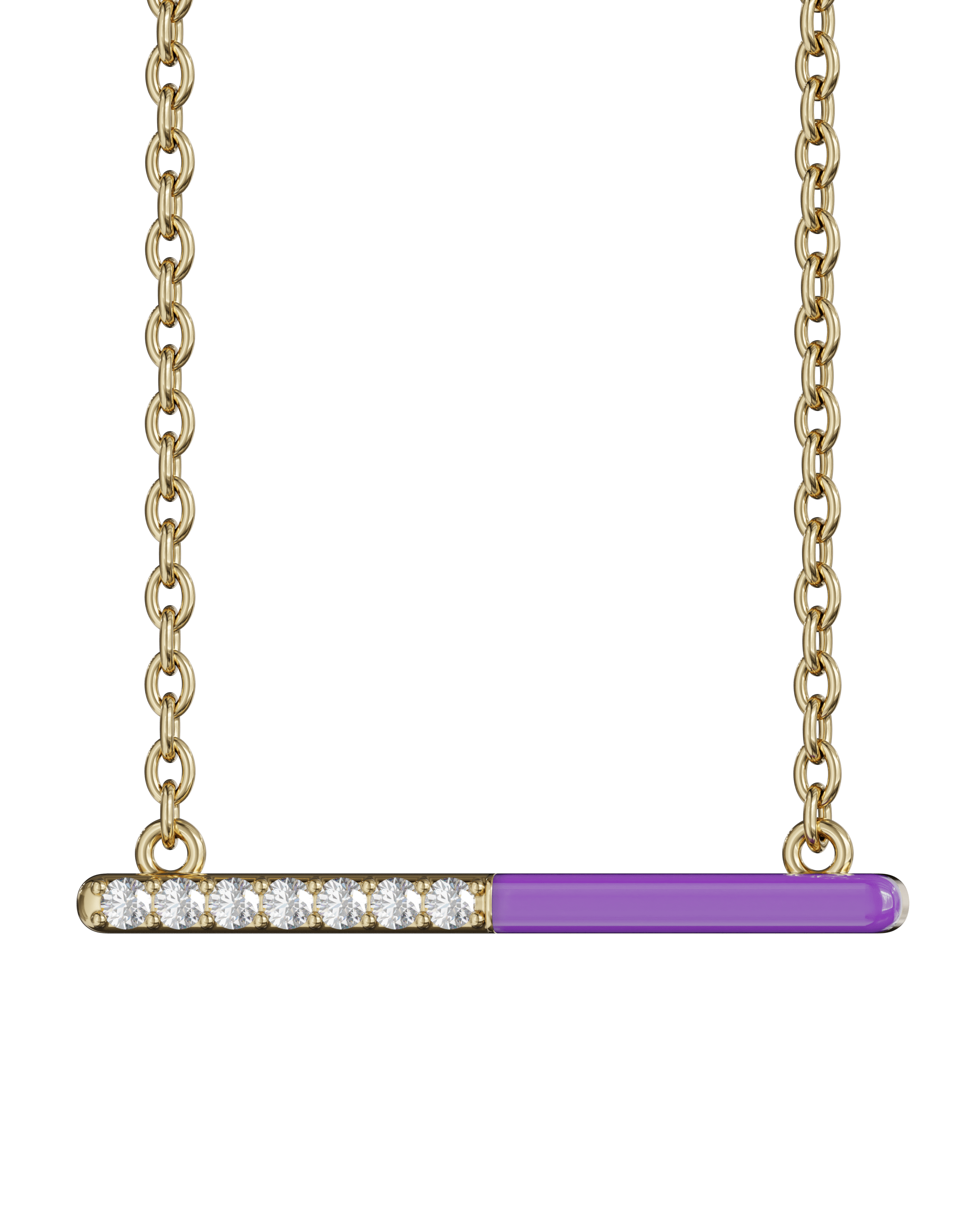 Pure Bar Diamond Necklace - Image 2